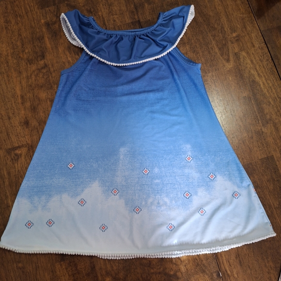 Disney Blue Kids Swim Coverup Ize 9/10. - Picture 2 of 7